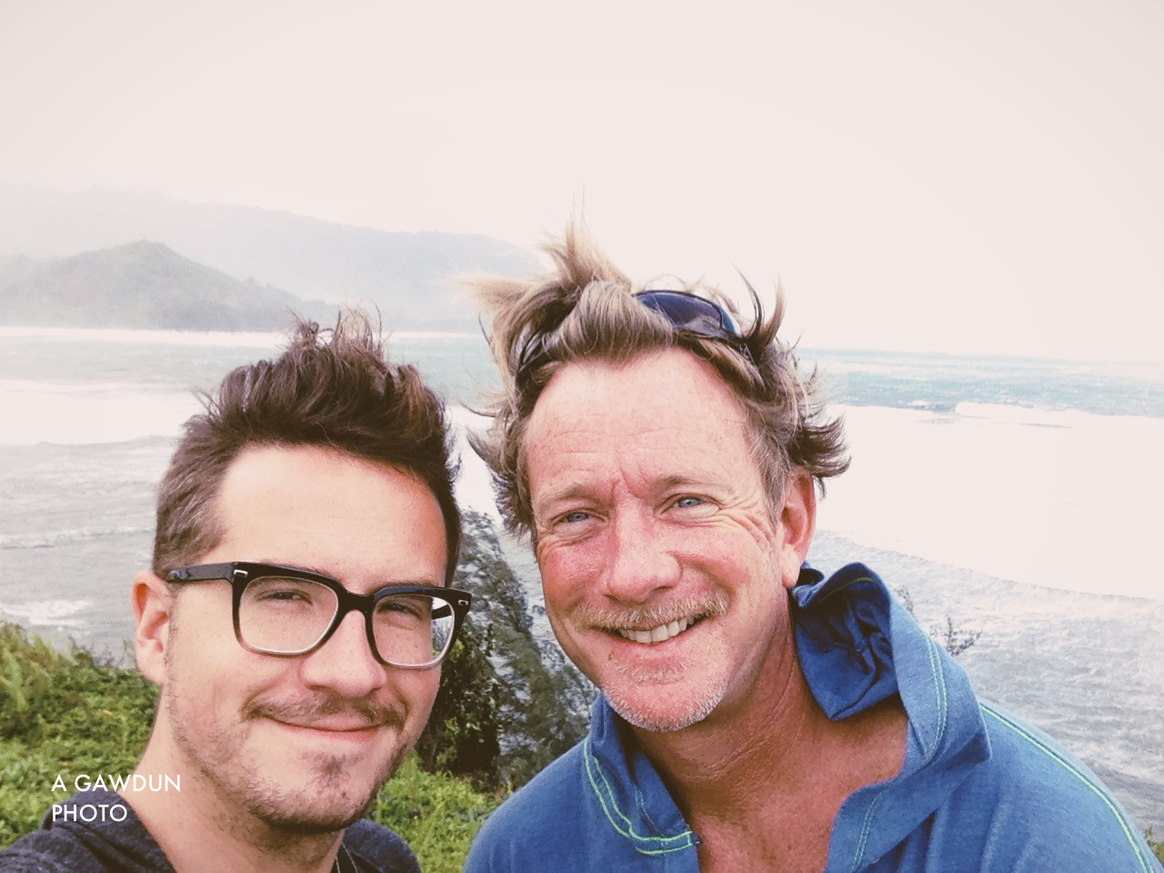Everyone needs a windblown selfie.