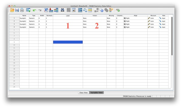 Spss copy value labels from one variable to another