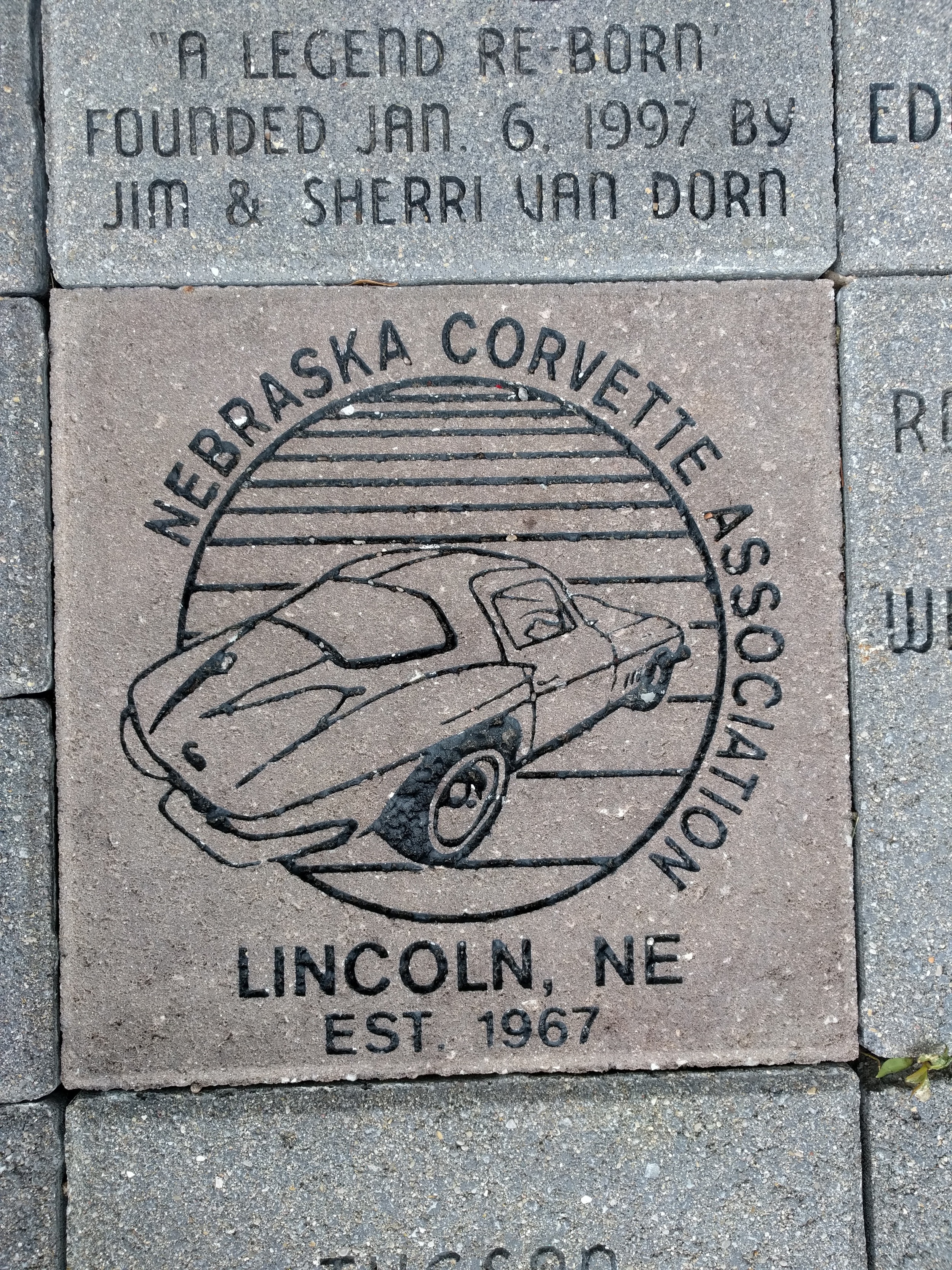  NCA brick at the front entry of NCM 