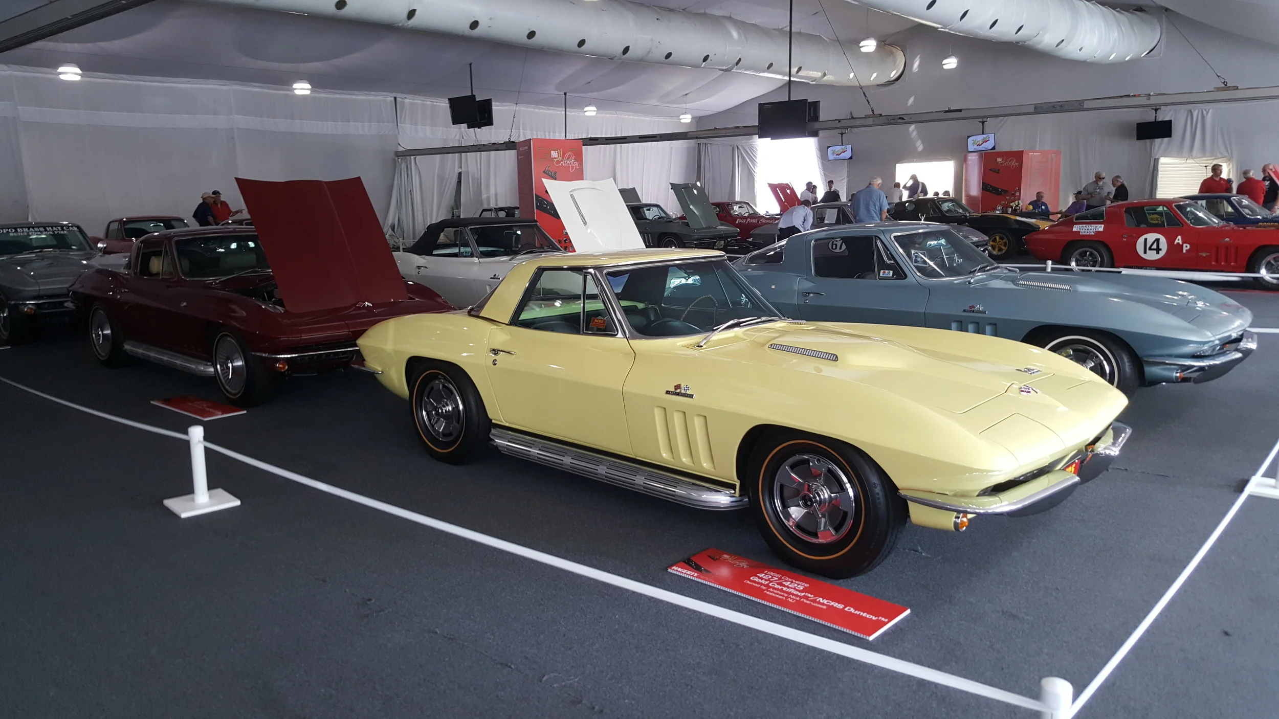 The 1966 Vette is 50 years old and were featured this year