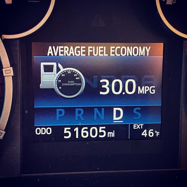 Bad mileage got you down? Hit that reset button for a brief moment of happiness 🤣 #tundrahack