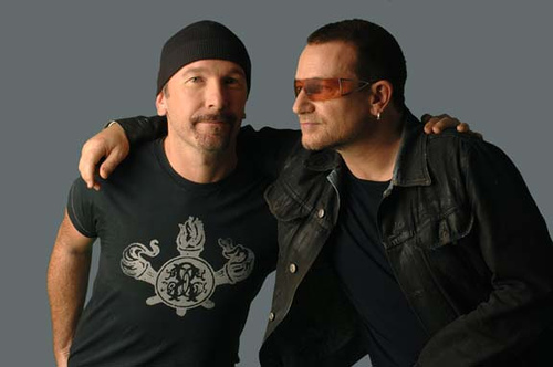 The Edge and Bono