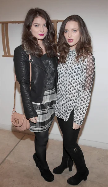 Eve and Jordan Hewson ( Bono Daughters)
