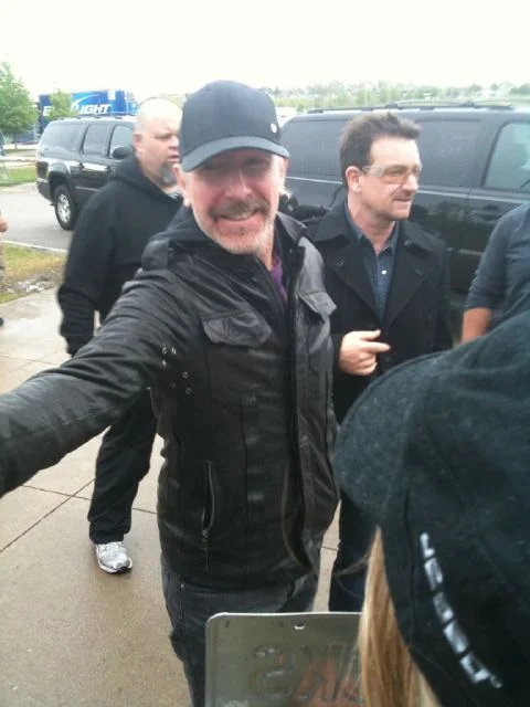 The Edge and Bono