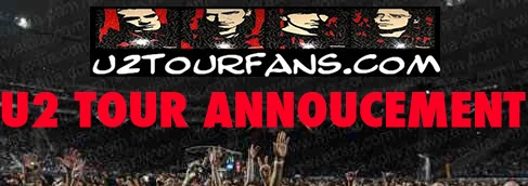U2 O2 Tour Dates 