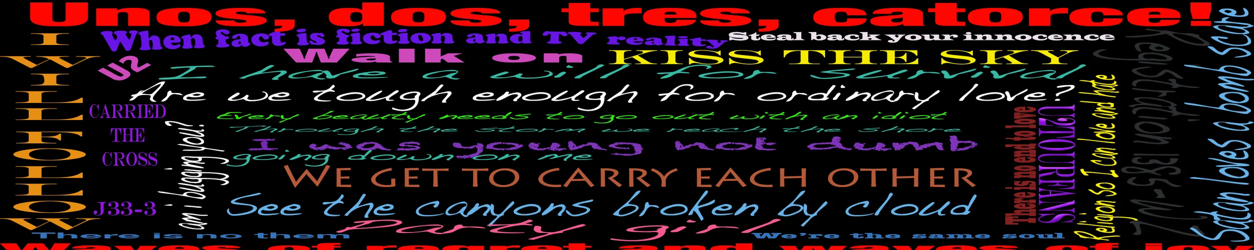 U2TOURFANS 2015 Bumper Sticker 