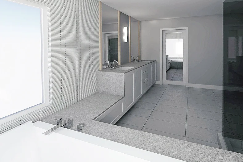 Canyon Crest | contemporary bath design