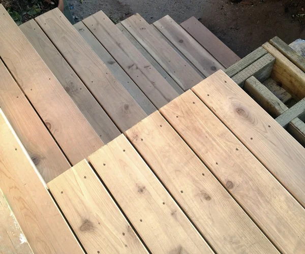 building the front deck + entry stair
