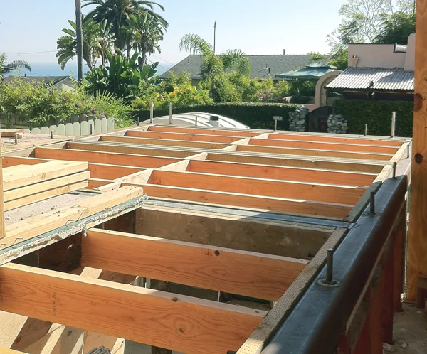 second level floor framing