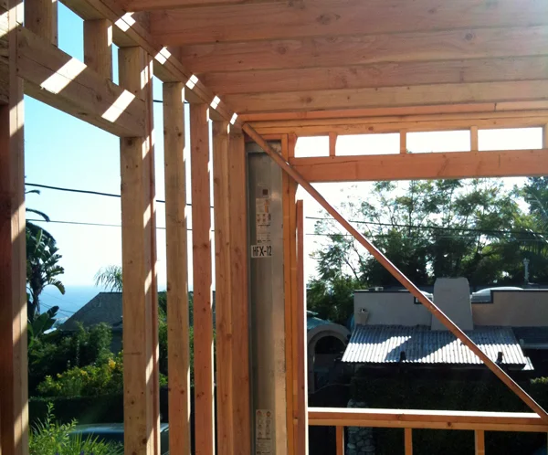 rough framing at view window