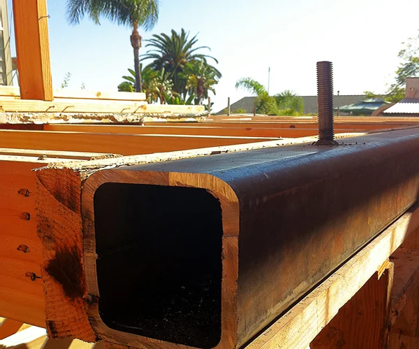 tube steel detail