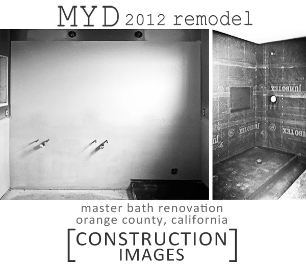 Orange County | master bath construction