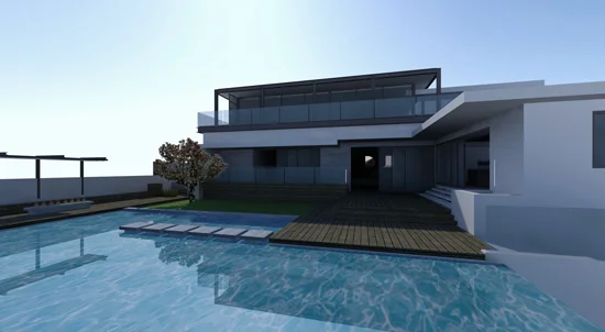 contemporary pool design