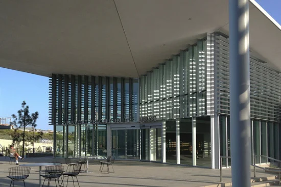 new library entrance