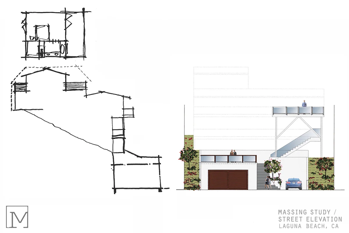 laguna beach design sketch