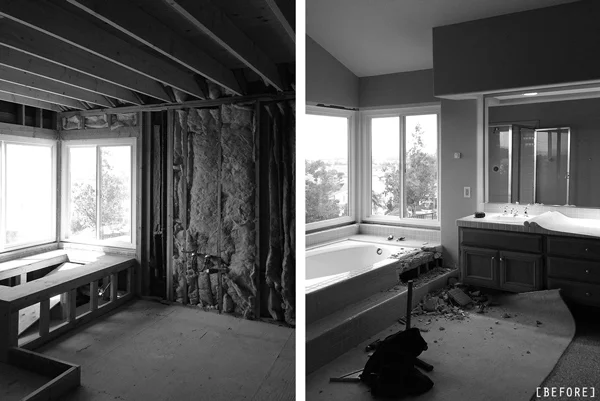 demolition / fixtures + vanity