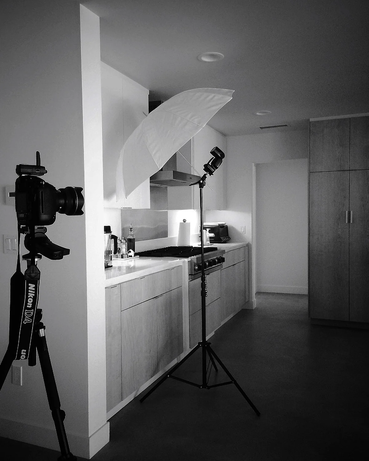 lighting the kitchen