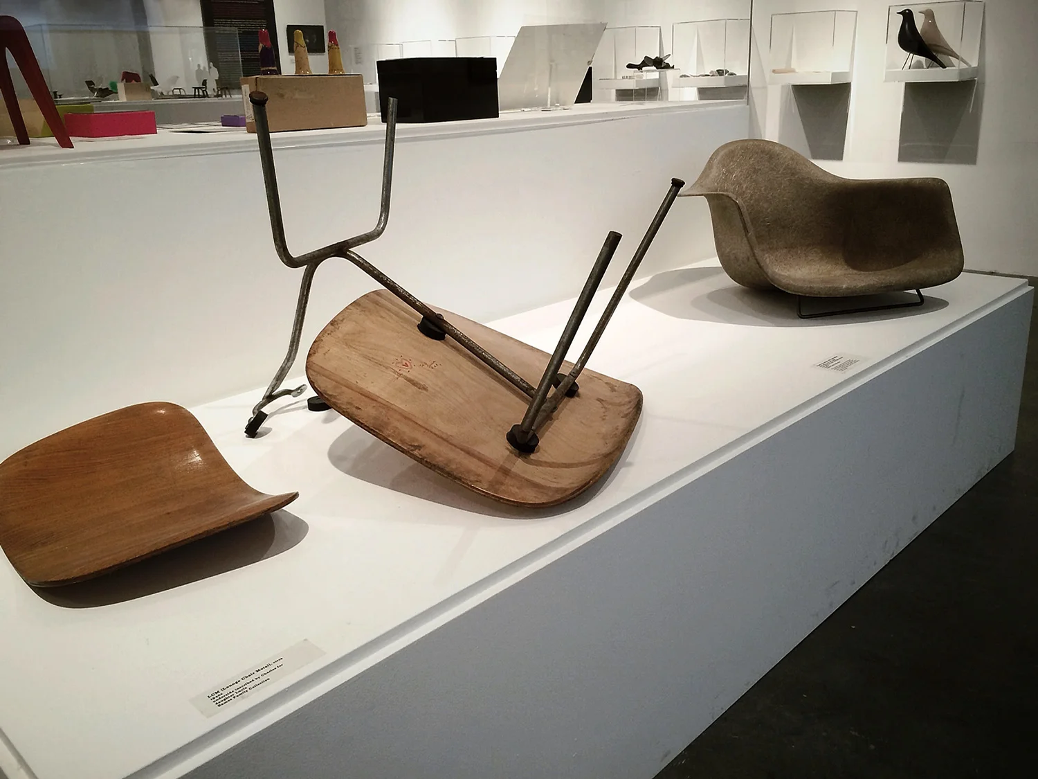 Eames Exhibit / original molded chairs
