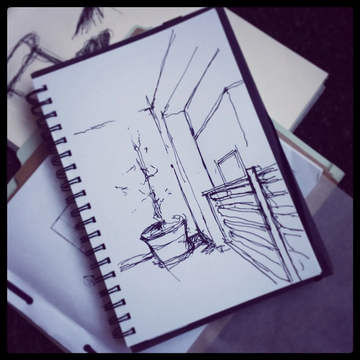 sketch / pen + ink