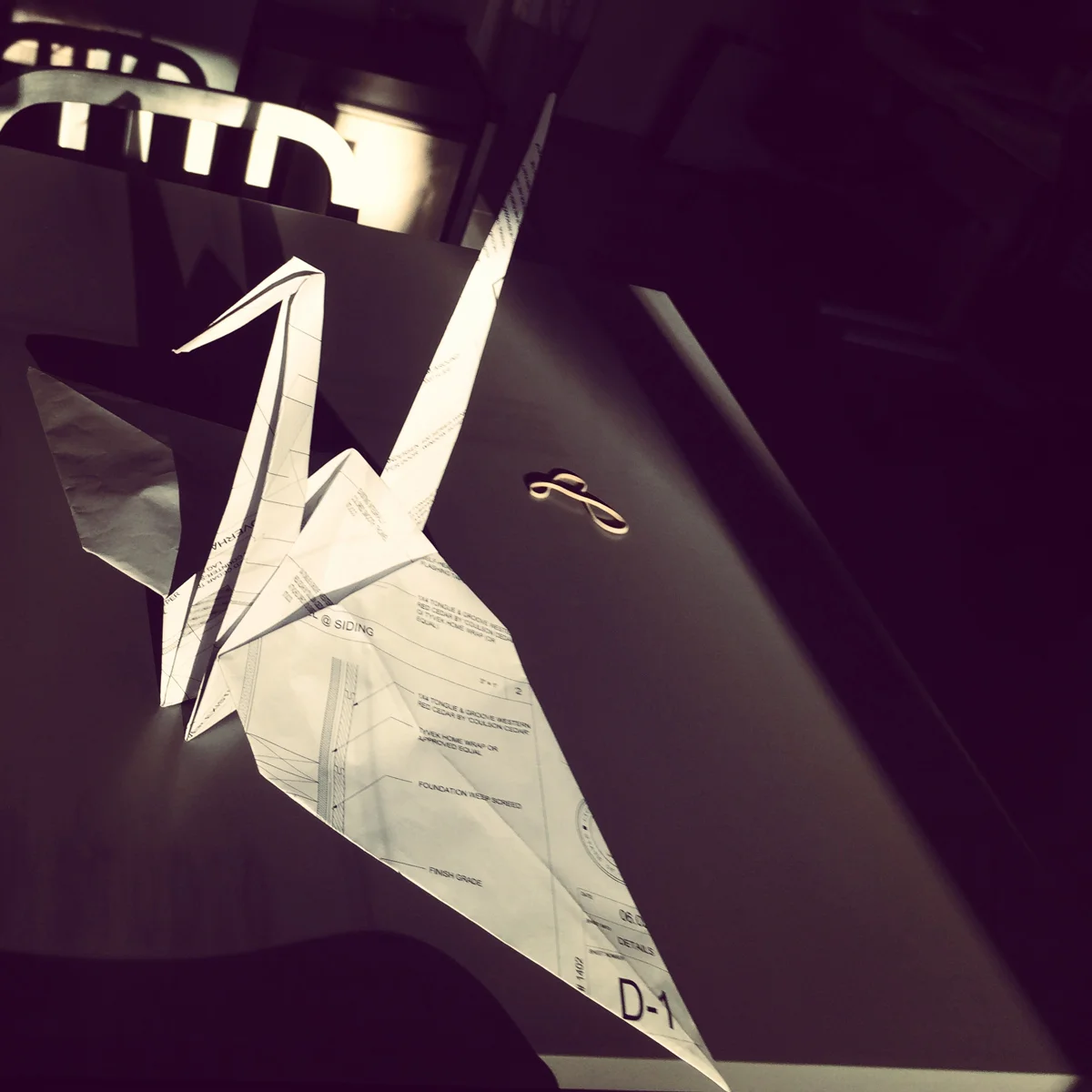 detail sheet origami / myd studio