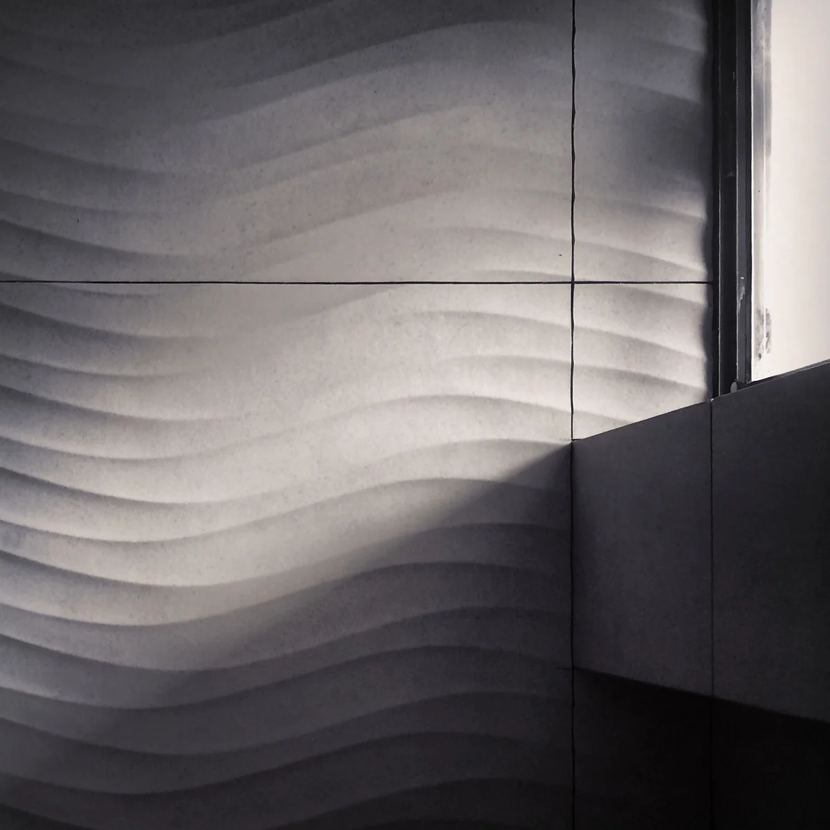modern details / dimensional tile installation