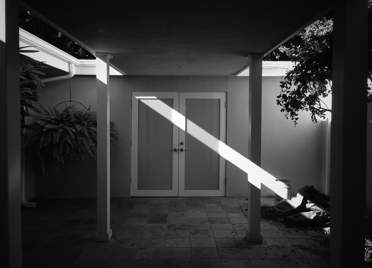 courtyard + awning // BEFORE