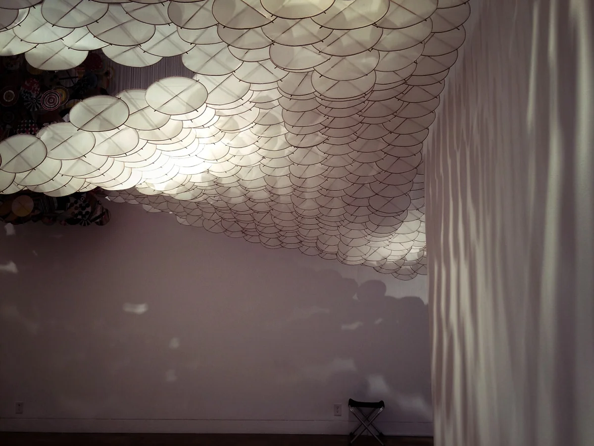 suspended paper kites / gas giant, MOCA pacific design center