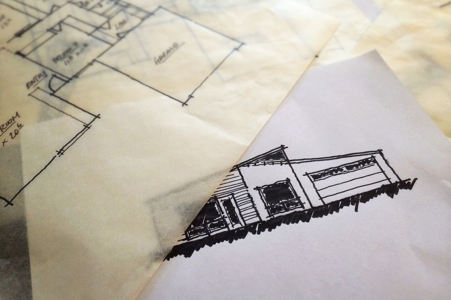 floor plans + elevation design