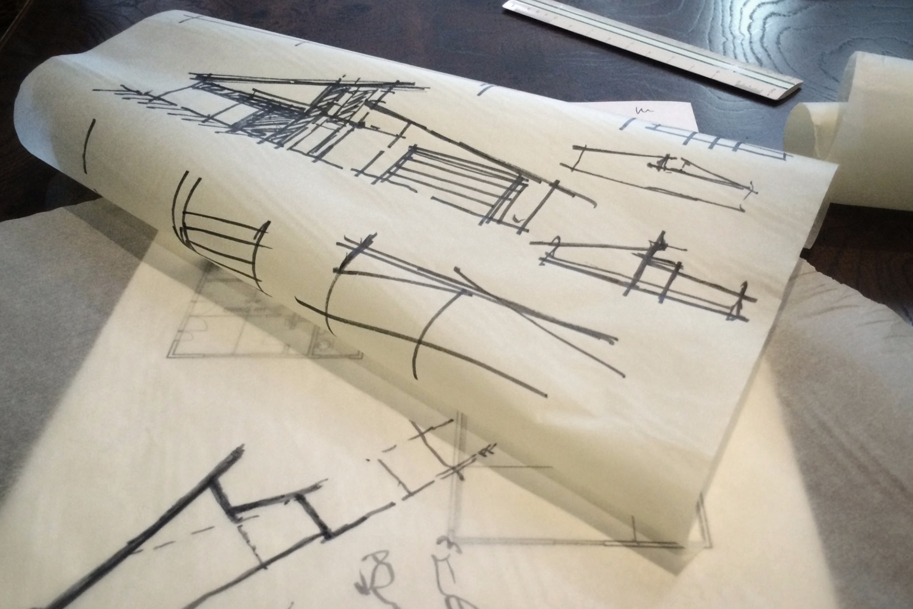 architectural sketches / elevation studies