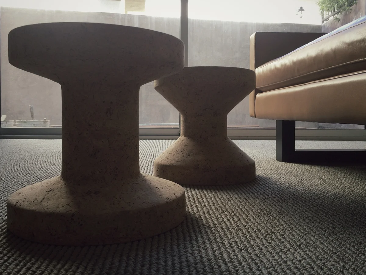 vitra cork stools