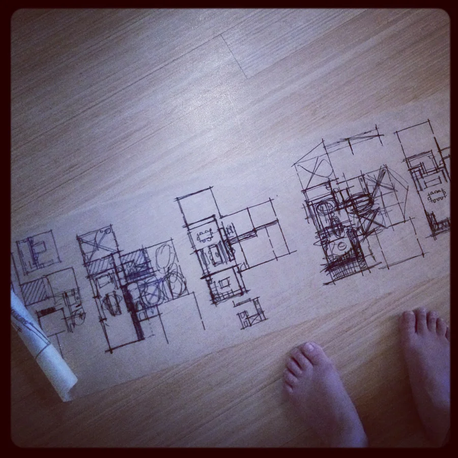 a look at the architectural design process // july 2014