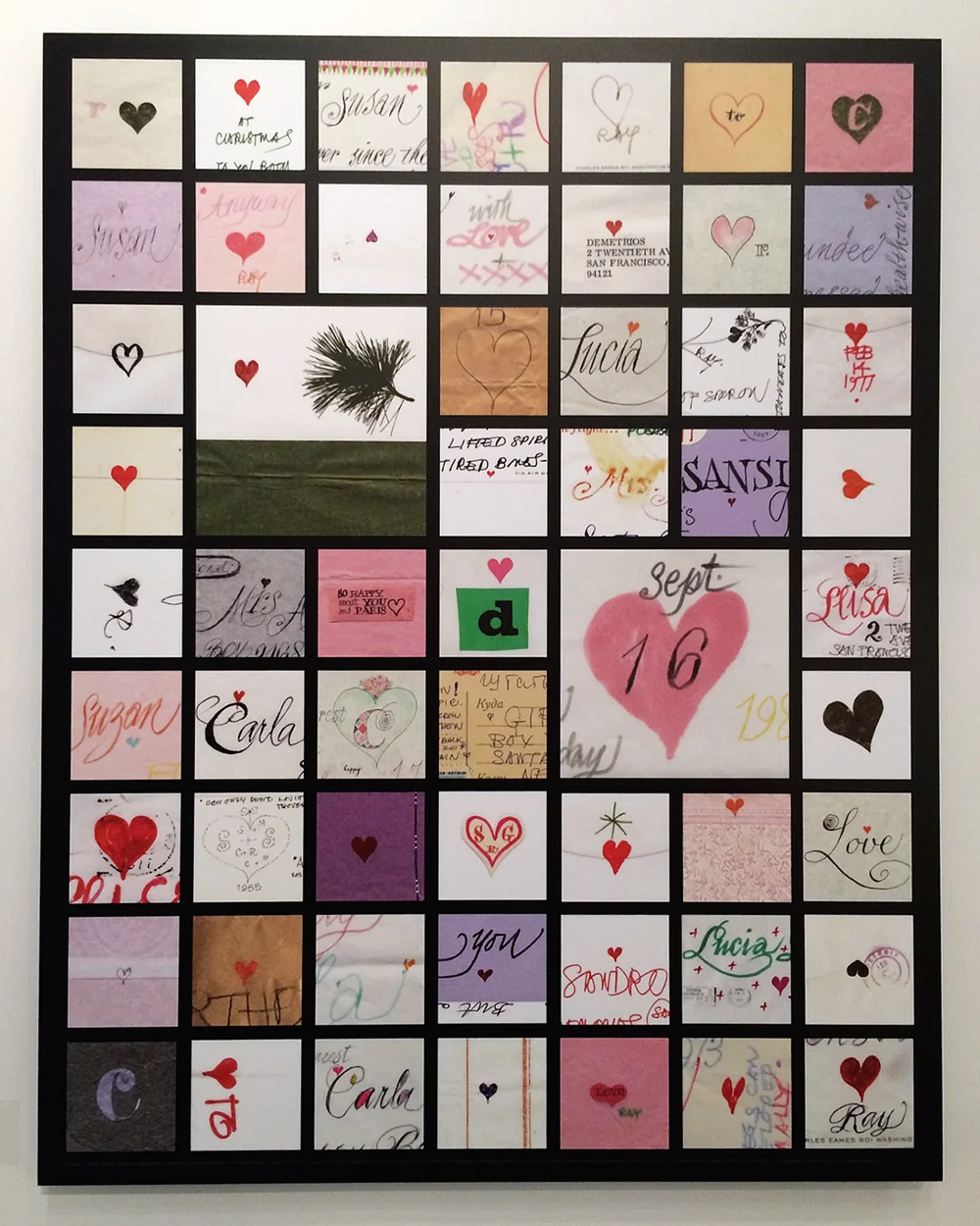 Hearts from Ray Eames