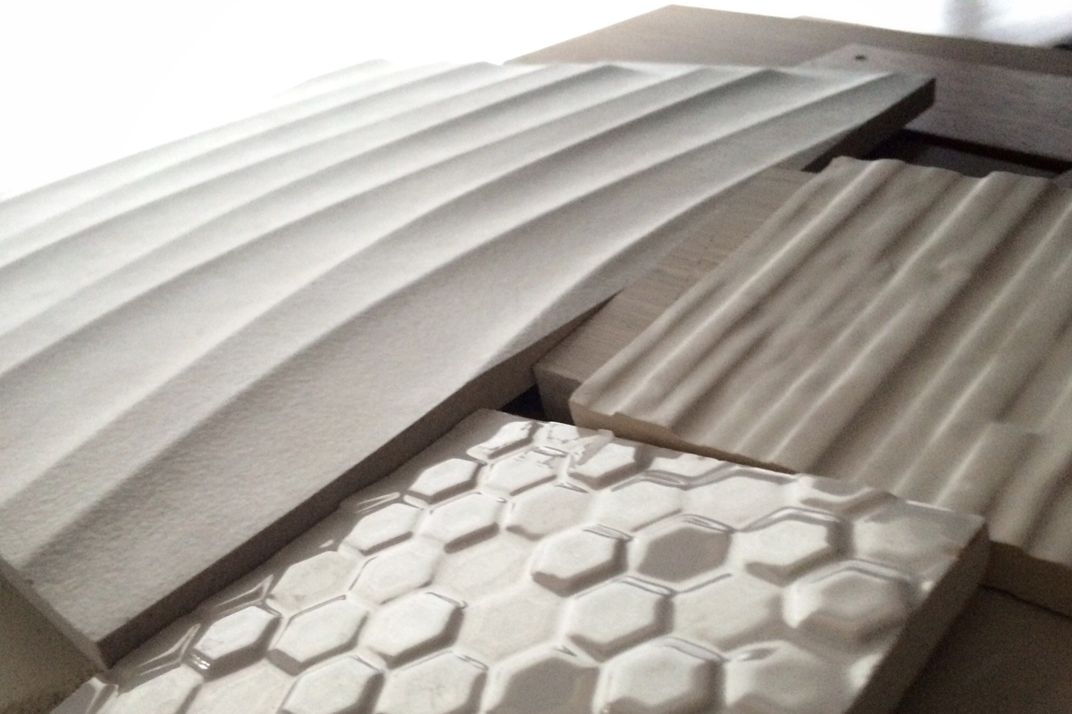 modern white tile selection // myd studio architects