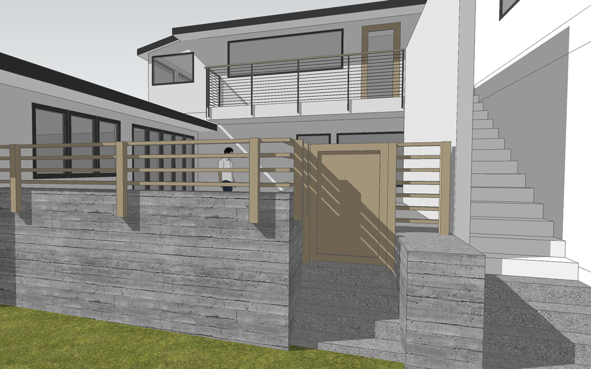 interior courtyard / north laguna cottage