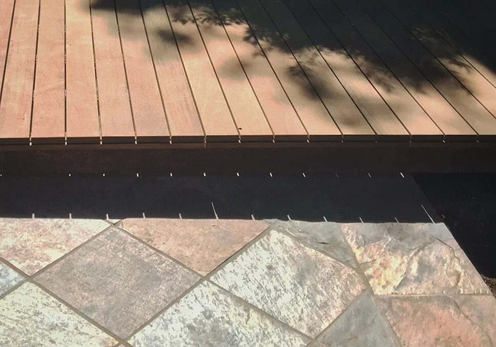 modular ipe decking // construction