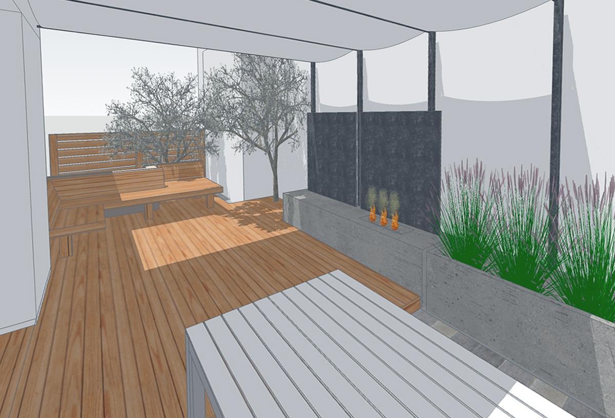 modern exterior design // design rendering