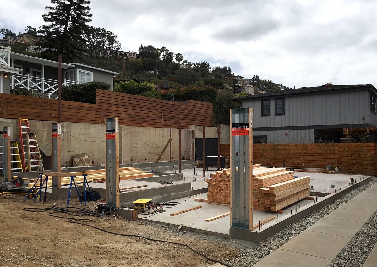 Woods Cove Construction, Laguna Beach // concrete foundation