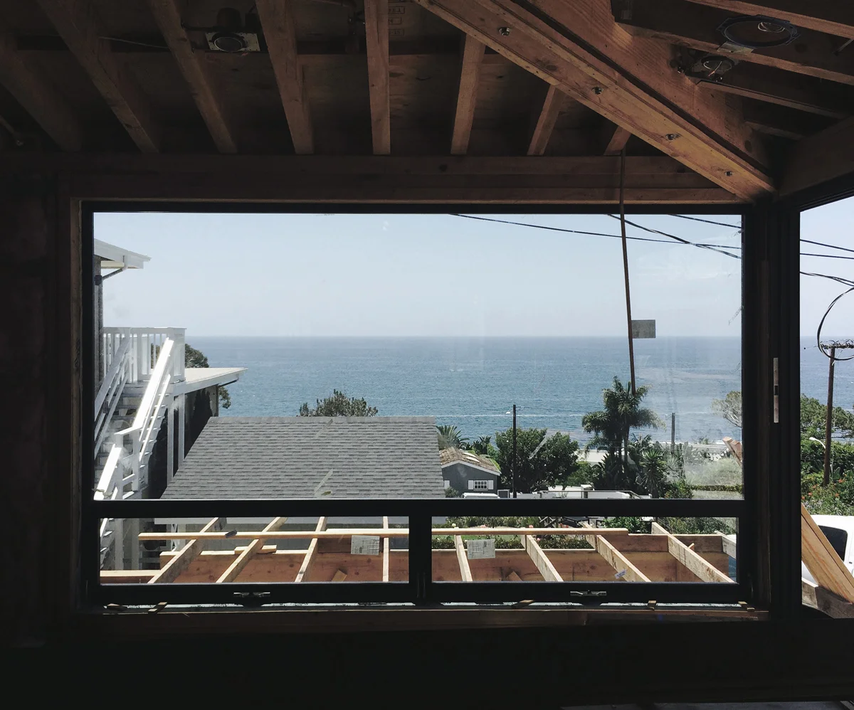 fern street cottage views / under construction in laguna beach