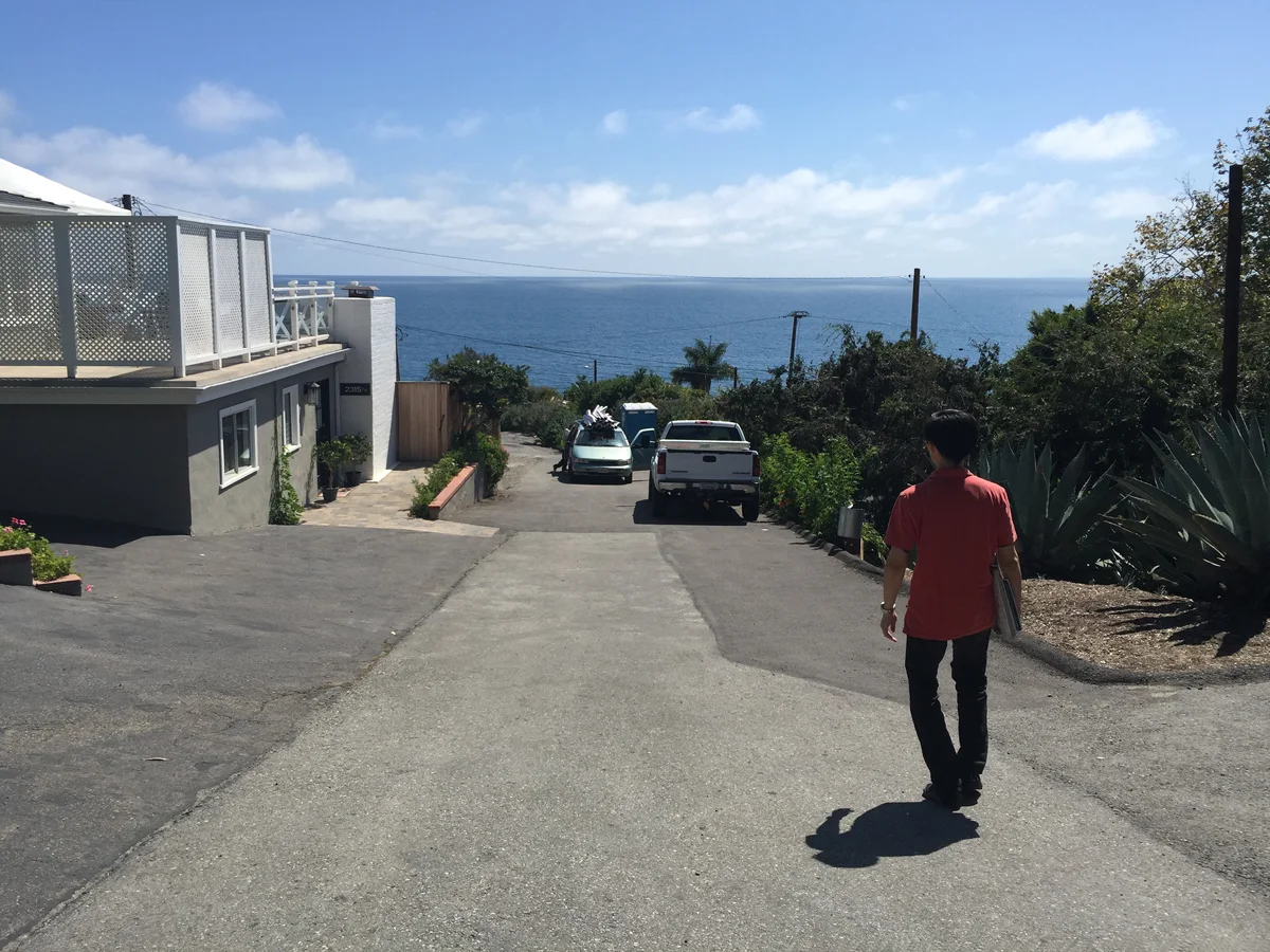 jason heading to the site