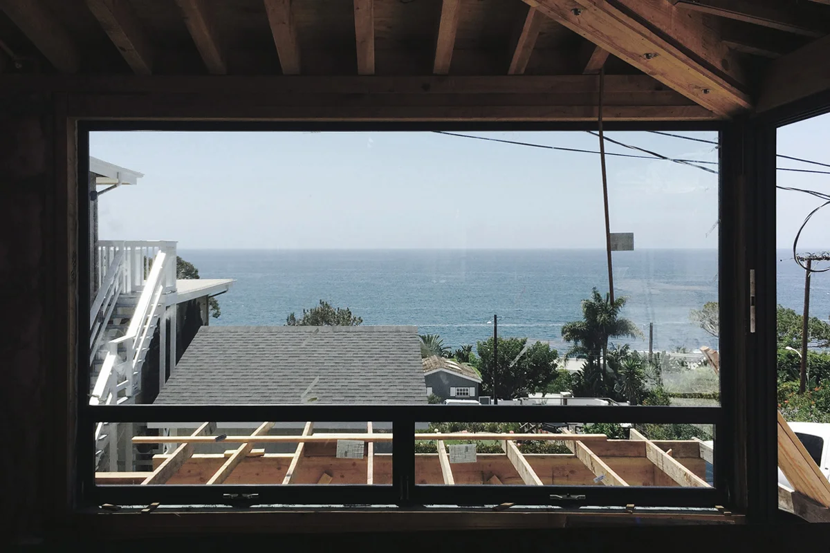 fern street cottage views / under construction in laguna beach