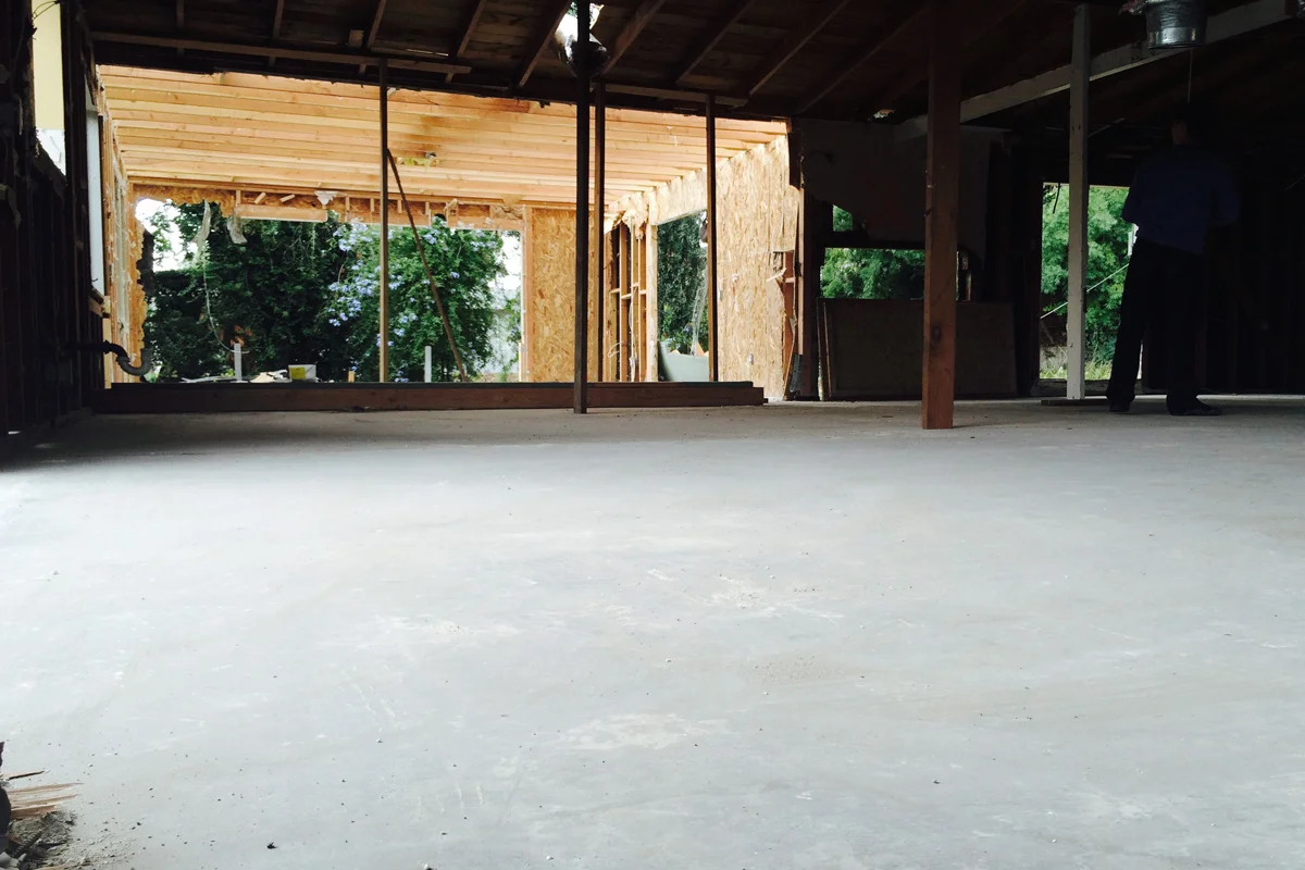 Modern Ranch Home Construction // interior demolition