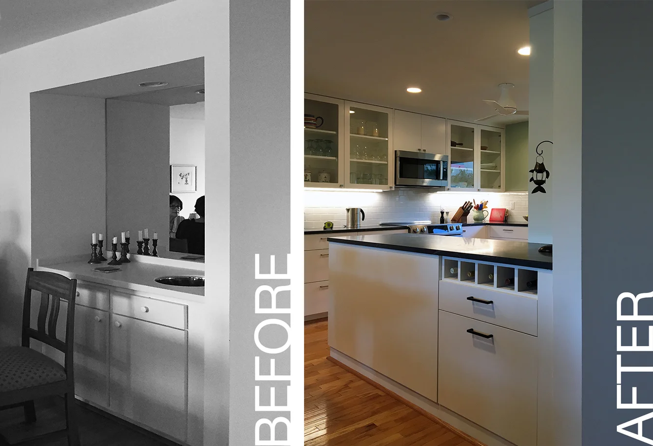 before / after
