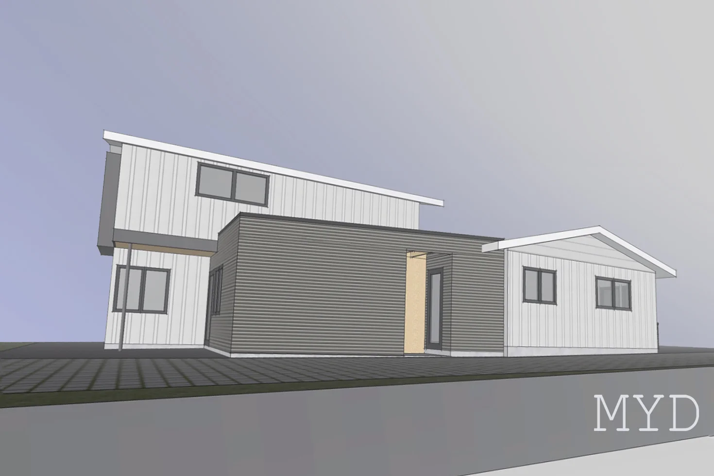 Dana Point Modern Cottage / design rendering