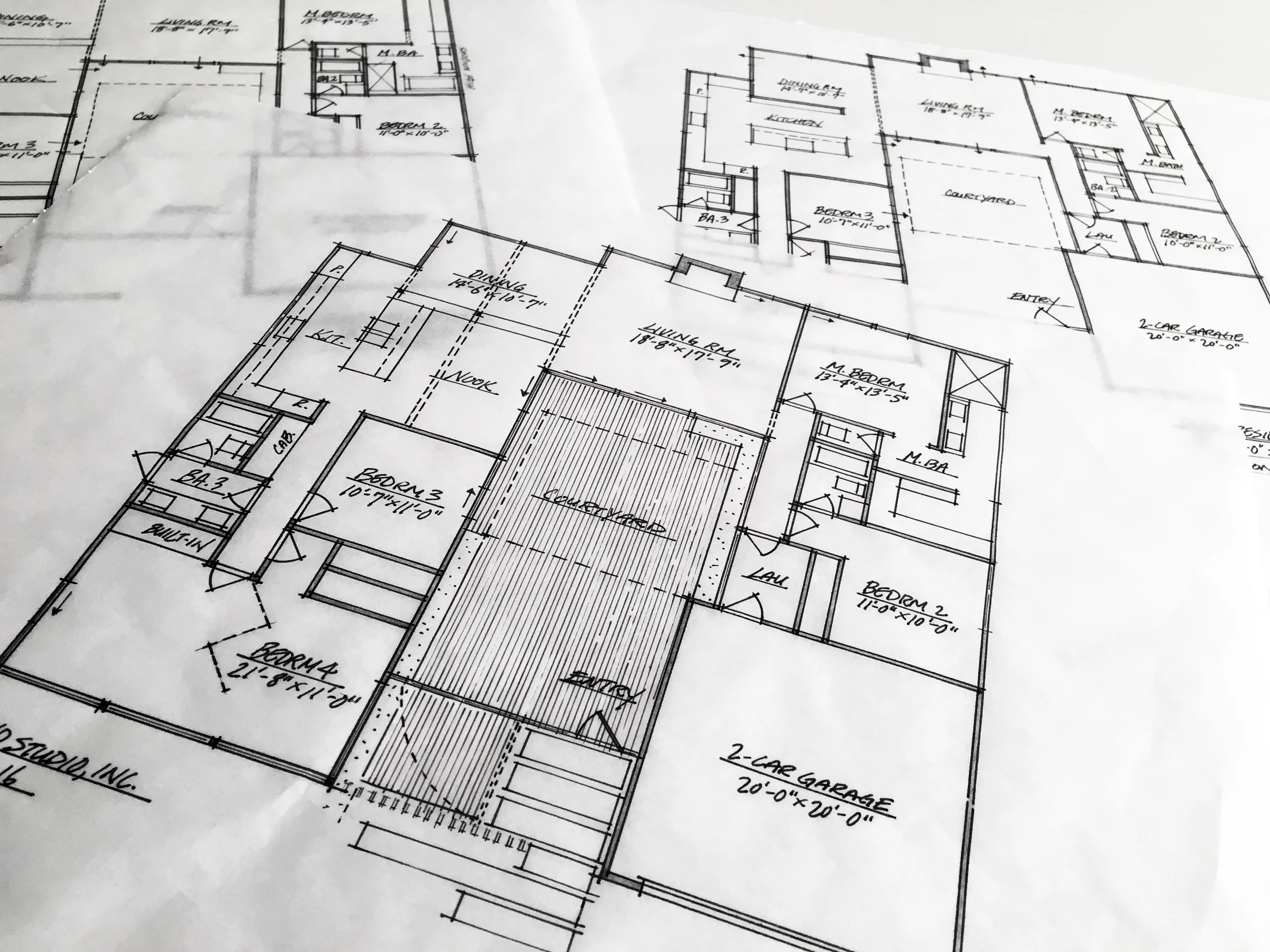 design floor plan iterations