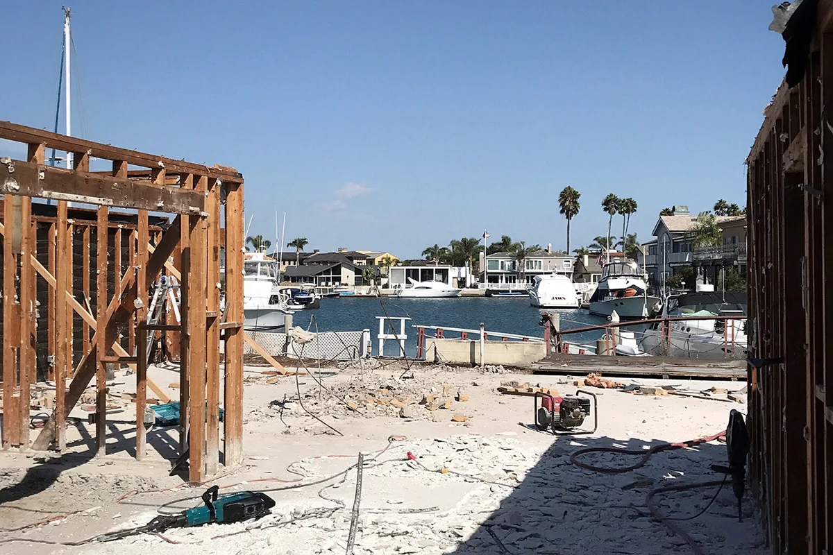 huntington beach mid-century modern addition // harbor views [de