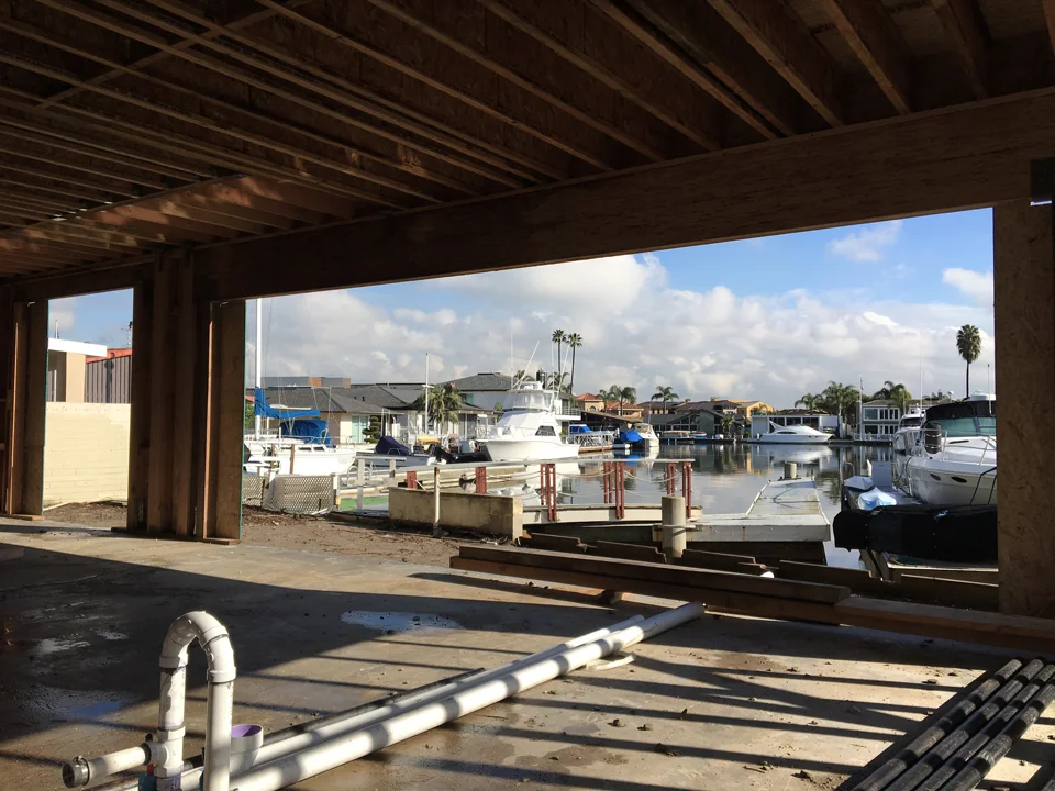 view from kitchen / admiralty island harbor