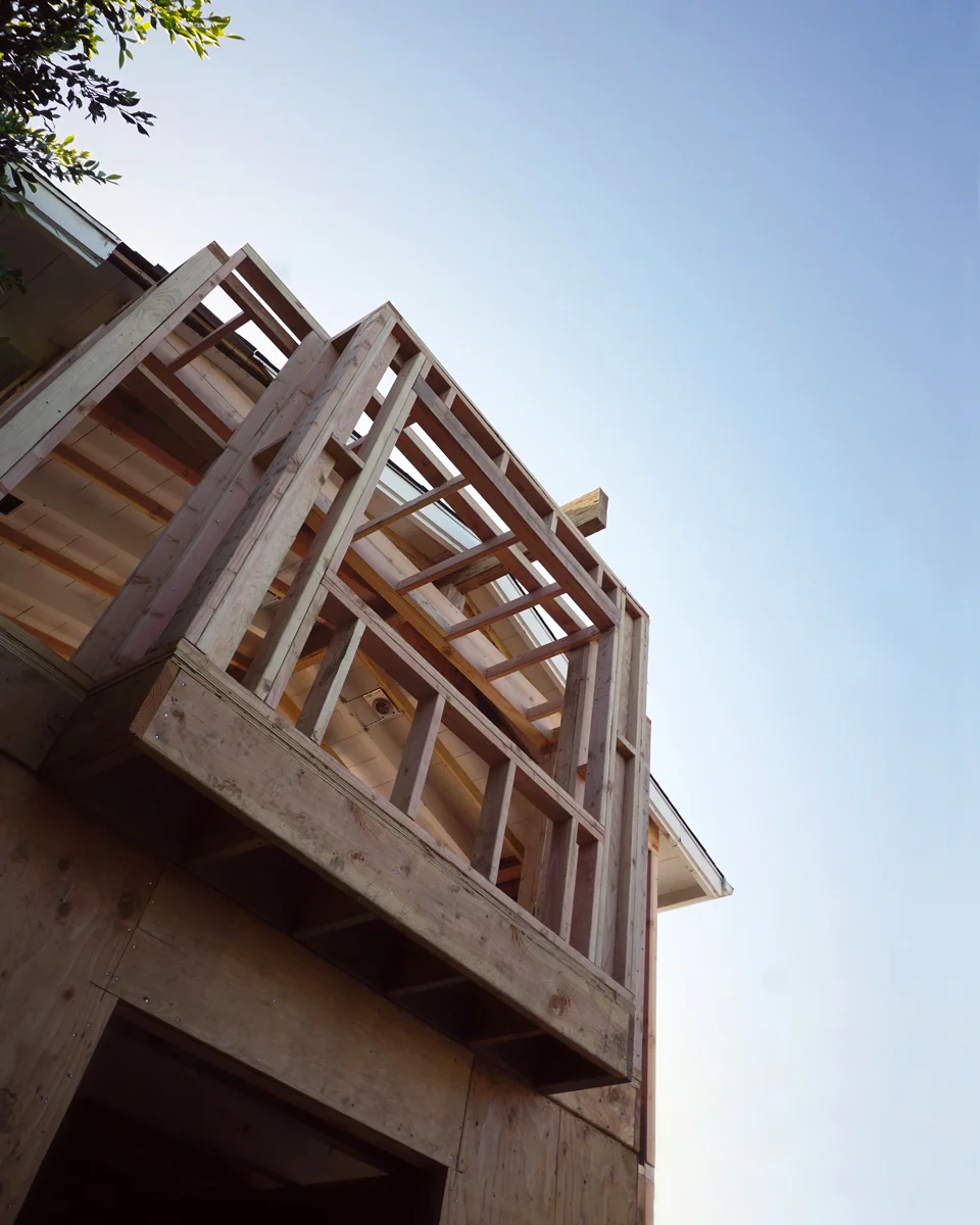 contemporary bay window / addition at rear