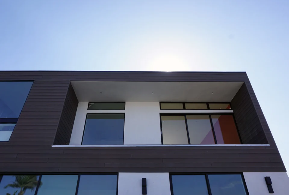 multi-slide door at master bedroom deck