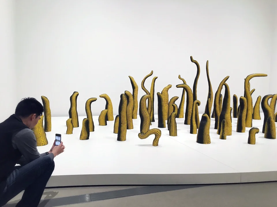 soft sculpture installation