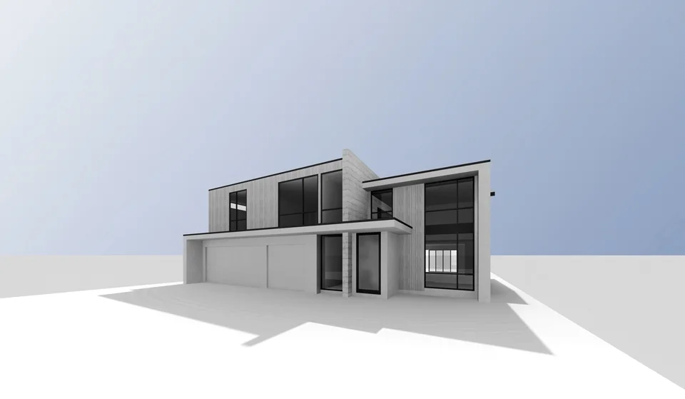 huntington beach modern / exterior rendering